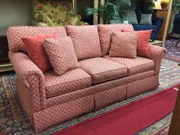 This sofa is in good condition with curved arms, accent pillow and protective arm sleeves. What S An Ethan Allen Sofa Worth Prices Values