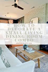 small living dining room combo