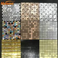 Kitchen Metal Aluminum Mosaic Ceramic