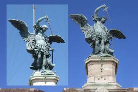 archangel saint michael statues