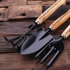 Personalized 3 Pc Garden Tools Set