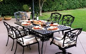 Patio Furniture Cast Aluminum Dining