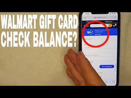 check walmart gift card balance