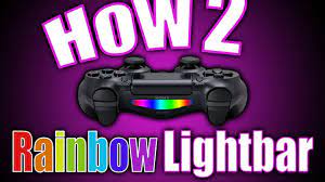 how to change dualshock4 lightbar color