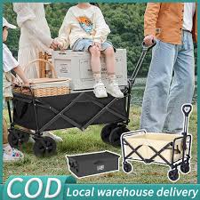 Foldable Camping Trolley Cart On