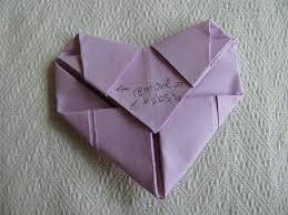 Folding money into a heart. Origami Heart How To Fold An Origami Shape Origami And Origami On Cut Out Keep