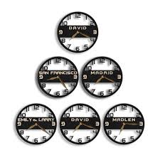Buy Round Time Zone Clock City State