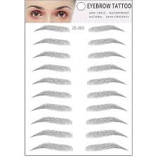 6d eyebrow tattoo sticker waterproof