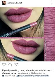 Huda Beauty Trophy Wife lip contour Makeup Pinterest Lips.