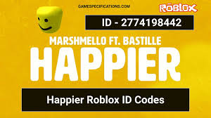 Rblx codes is a roblox code website run by the popular roblox code youtuber, gaming dan, we keep our pages updated to show you all the newest working roblox codes! 10 Marshmello Happier Roblox Id Codes 2021 Game Specifications
