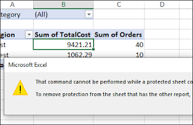 excel pivot table refresh