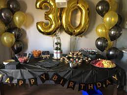 30th birthday party ideas for husband