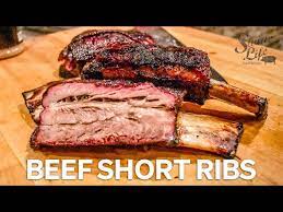 beef short ribs on the pellet grill