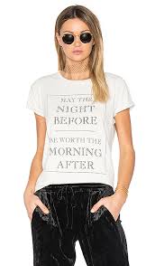 Best Wildfox Couture Worth It Tee In Alabaster Plush