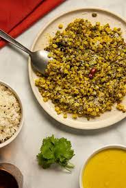 sprouted mung bean sauté with coconut