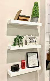 Open Floating Shelving Hard Lacquer