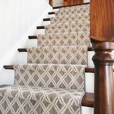 trellis pattern staircase carpet runner