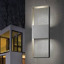 Sonneman 7204 74 Wl Led Wall Sconce Light Frames Textured Gray