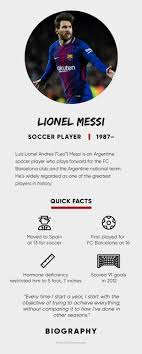 You can also read about lionel messi's wife, kids, height, instagram, facebook and twitter account. Lionel Messi Stats Family Facts Biography