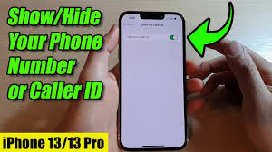 how to hide your phone number on iphone