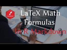 Latex Math Formulas In R Markdown