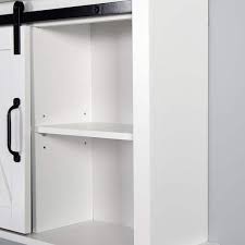 Ziruwu White Bathroom Wall Cabinet With