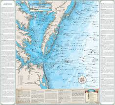 Details About Laminated Virginia Shipwreck Chart Great Nautical Art Print Map
