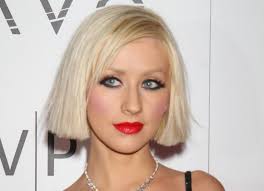In the snap, the hurt. Christina Aguilera Platinum Blonde Hair In A Straight Just Under The Ears Bob Hairstyle