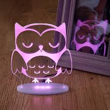Girls And Boys Remote Controlled Owl Night Light By Nika Notonthehighstreet Com
