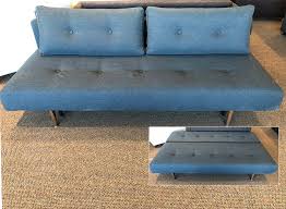 recast plus sofa sleeper in navy blue