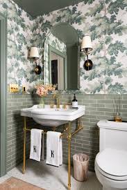 Wallpaper And Tile Combinations That