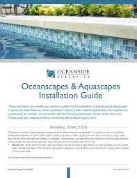 Installation Guide National Pool Tile