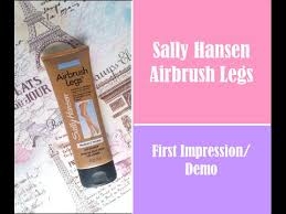 Foundation For Your Legs Sally Hansen Airbrush Legs First Impression