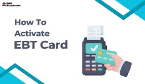 how to activate ebt card