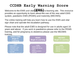 Early Warning Score Vital Sign Chart S Proposed Content