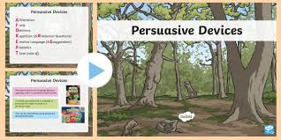 Years 3 6 Persuasive Devices Powerpoint Emotive Language Language