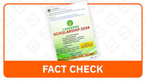 link for scholarship program posted by