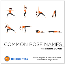 common pose names authentic yoga