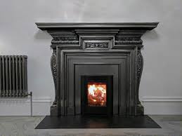 Cast Iron Fireplace With Insert Stove