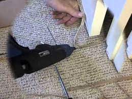 berber carpet repair using the pam glue