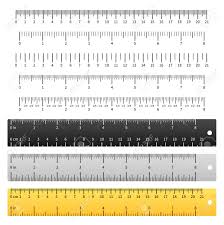 Measuring Rulers School Ruler Metric Scale Measure Inches Measurement