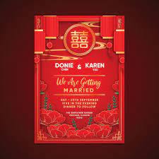 chinese wedding invitation images
