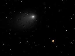 Close Encounters Comet Siding Spring Seen Next To Mars Nasa gambar png