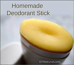 homemade deodorant stick a natural