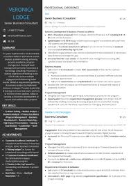 Senior Business Consultant Resume Sample By Hiration