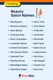 2250 beauty salon names ideas