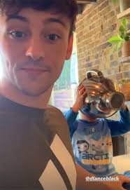 Robbie has been an underwear model on many other photo sets as well. Tom Daley Shows The Adorable Results Of Baking With Son Robbie 2 Hello