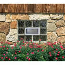 Hopper Vent For Glass Block Windows