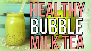 healthy bubble milk tea boba