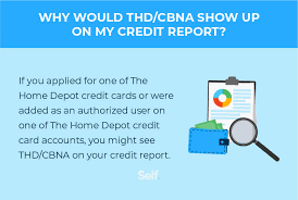 what is thd cbna on my credit report